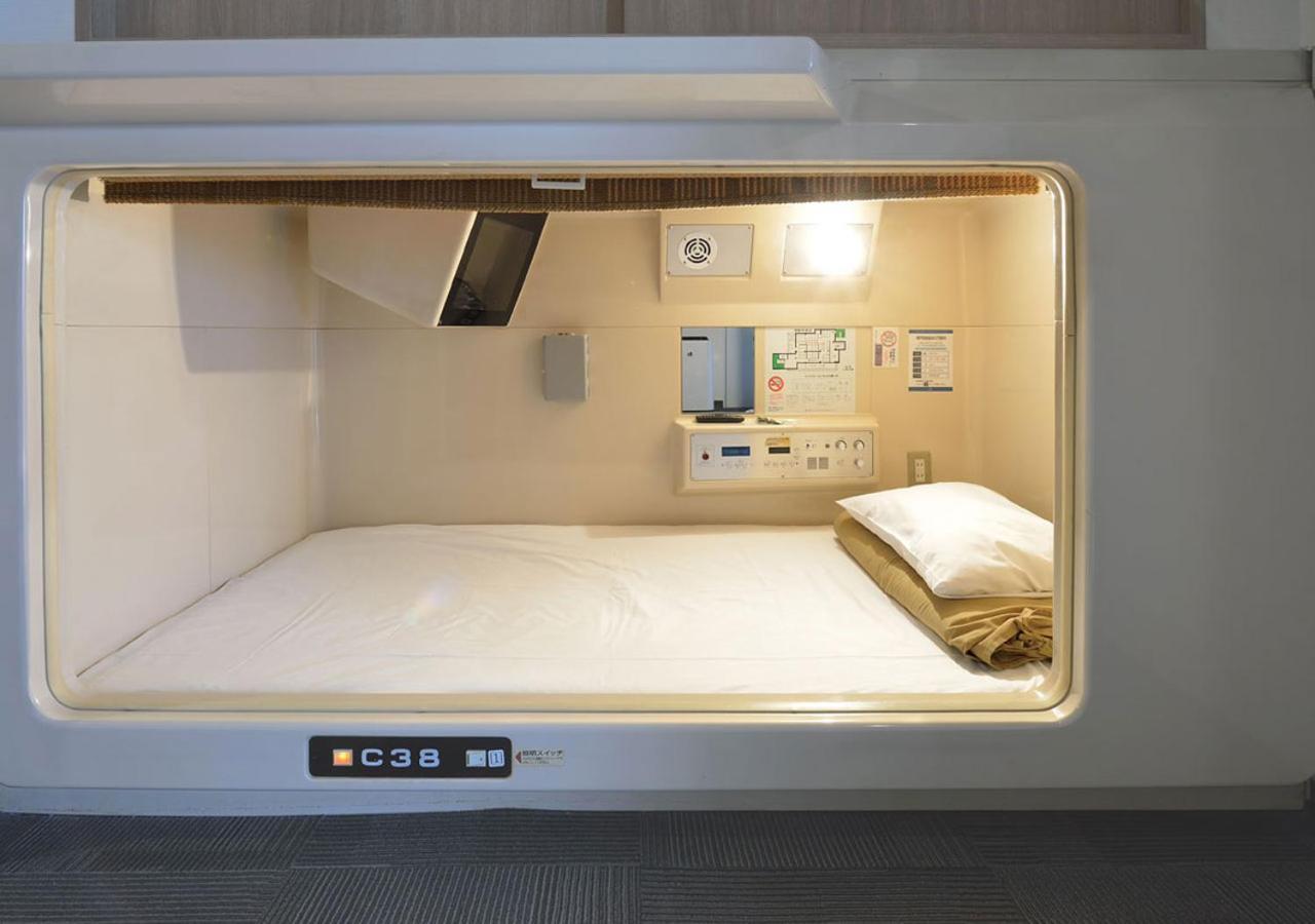 Capsule And Sauna Rosco Kapslový hotel Prefektura Tokio